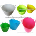 colorful plastic bucket,coloured plastic bucket